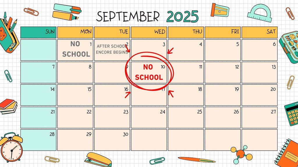 Sept. Calendar