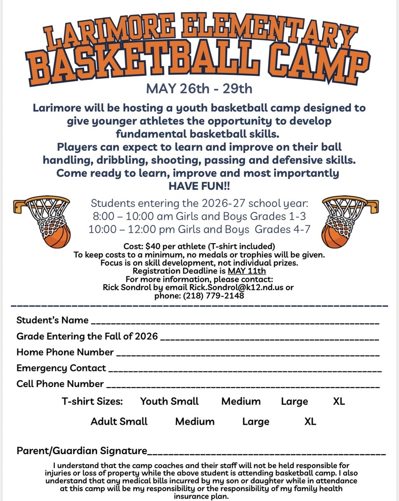 Larimore Basketball Camp