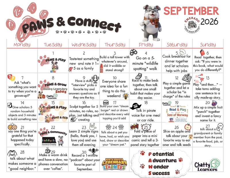 Paws&Connect Calendar 