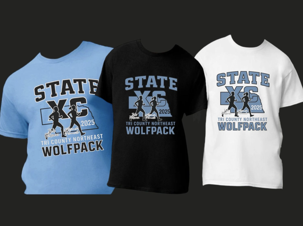 cross country state tshirt