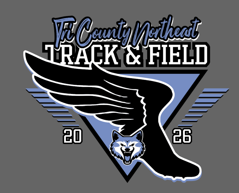 TCNE Track and Field logo