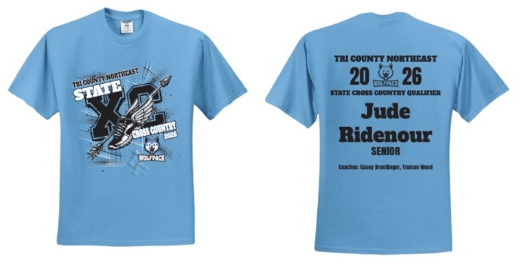 state XC t-shirts