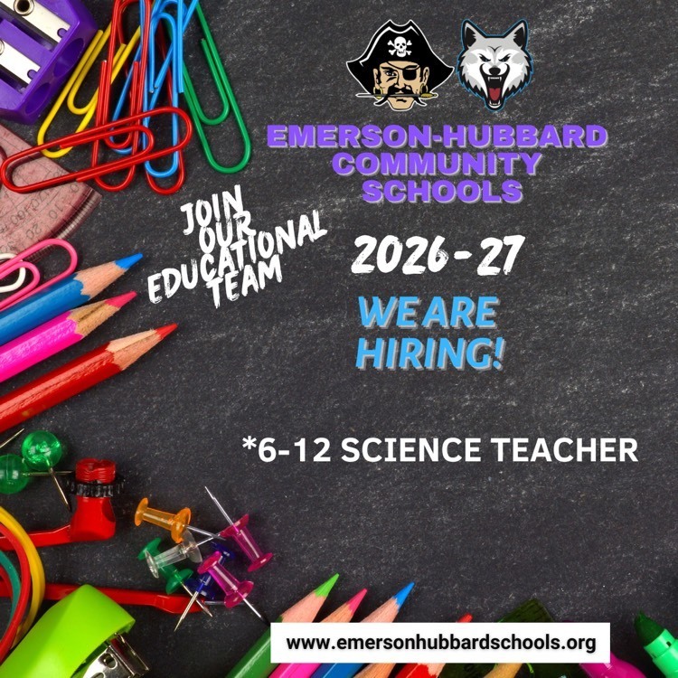we are hiring science teacher 