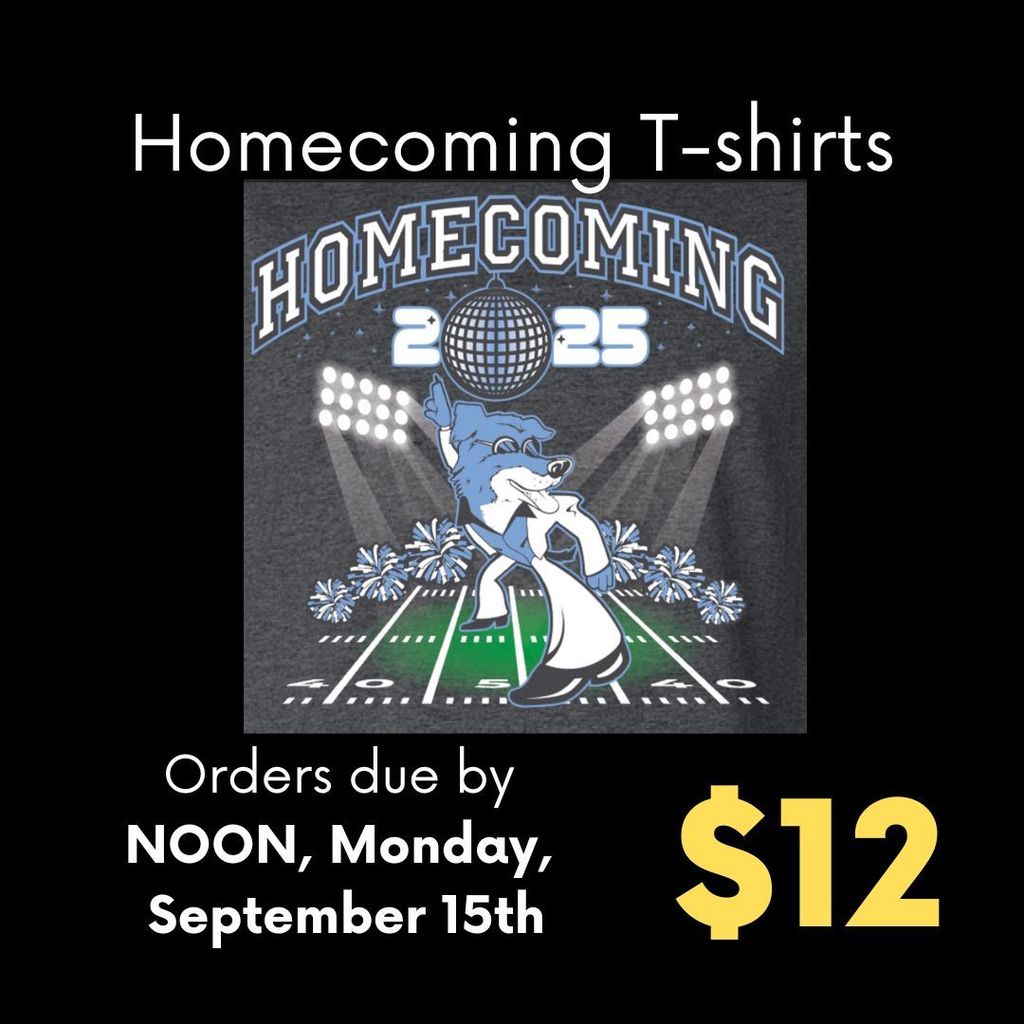 2025 Homecoming shirt!