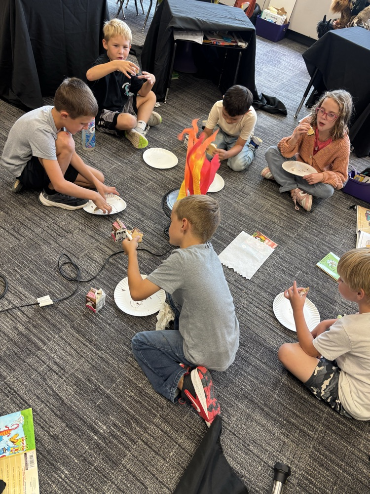 Sitting around the campfire telling stories