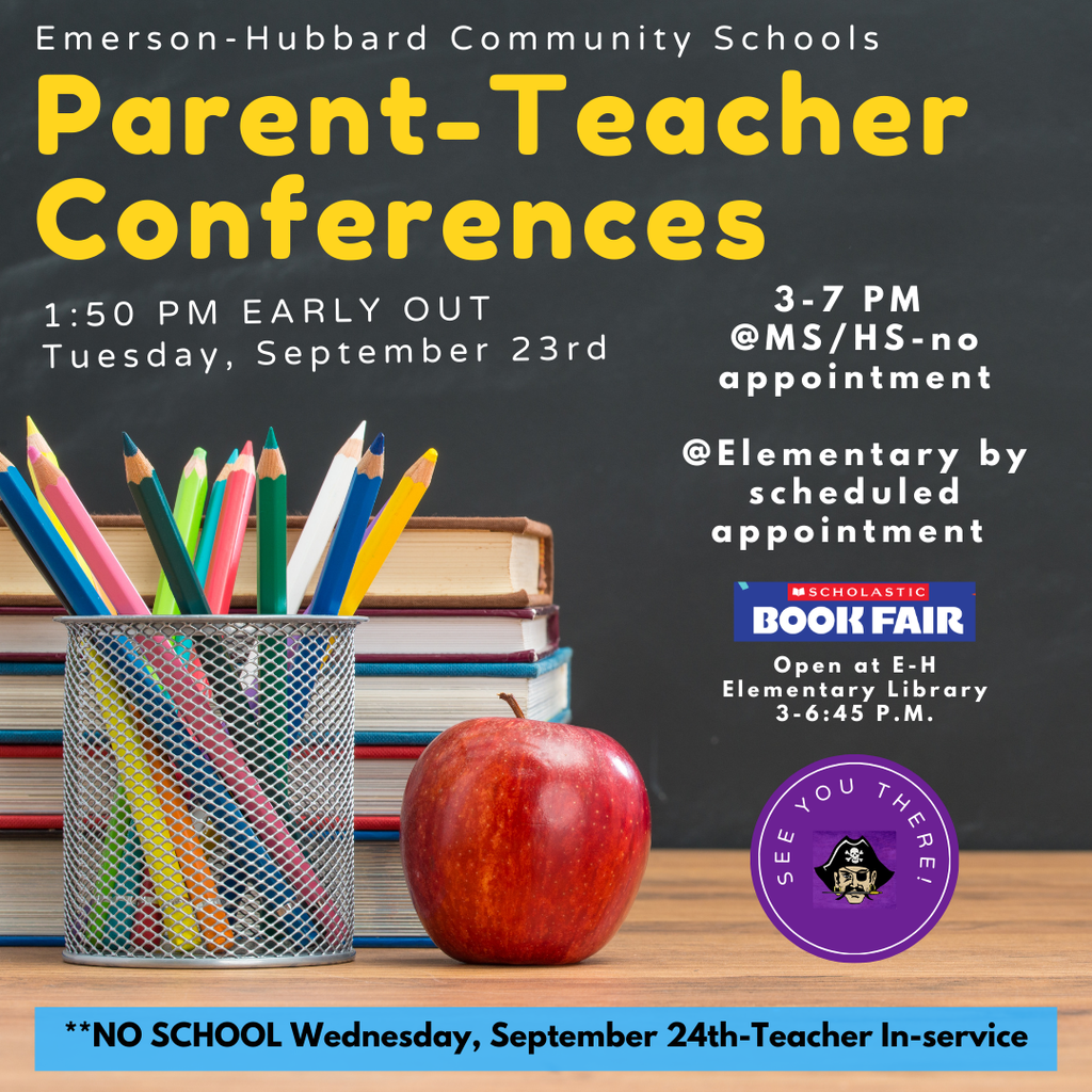 parent-teacher conference reminder tonight
