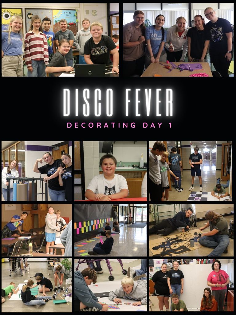 Homecoming Decorating Day 1