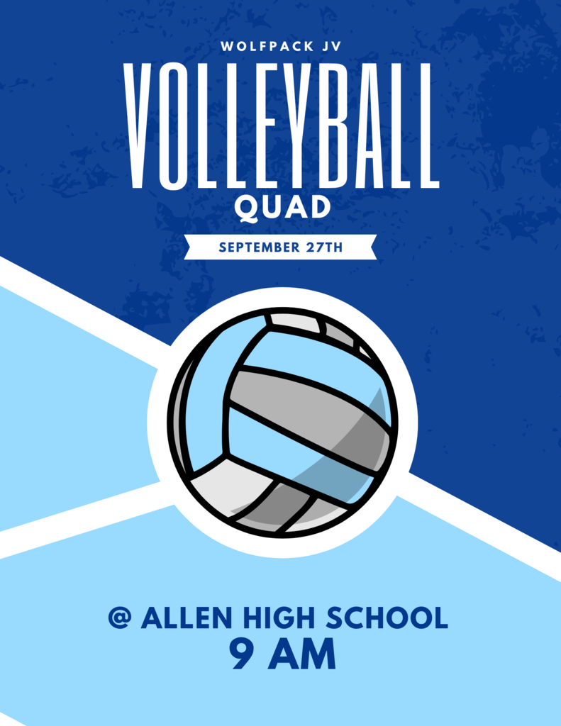 JV VB quad at Allen 9AM