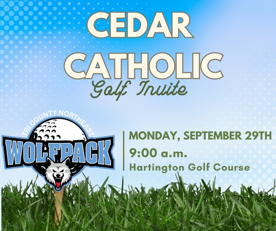 cedar catholic golf 9 AM