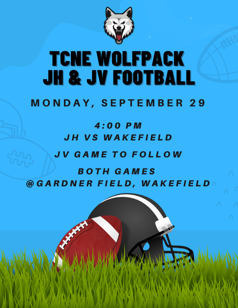JH/JV football at Wakefield 4PM