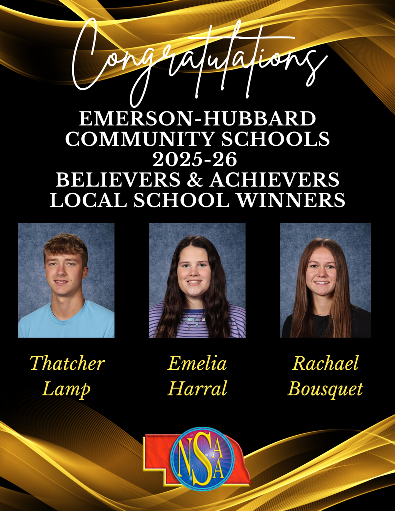 Congrats 2025-26 Believers and Achievers