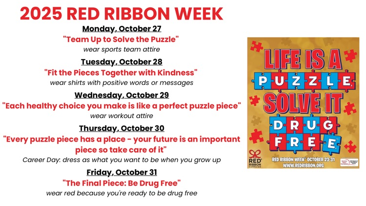 red ribbon week activities