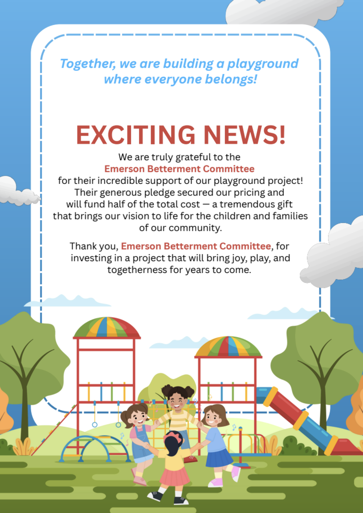 Thank you Emerson-Betterment Committee!