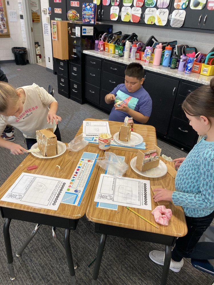 students building houses