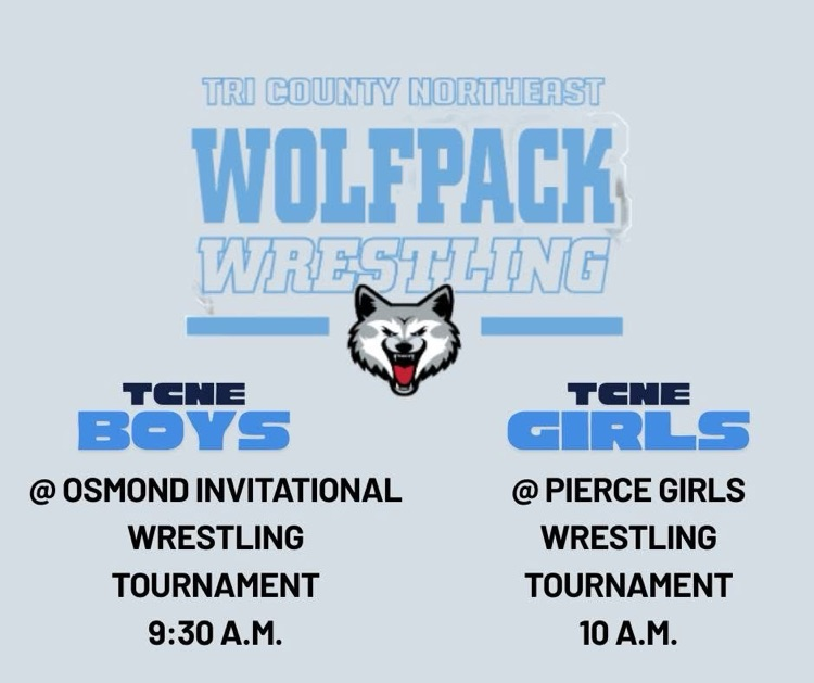 wrestling today at Osmond and Pierce 