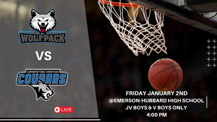 boys basketball at Emerson 4pm