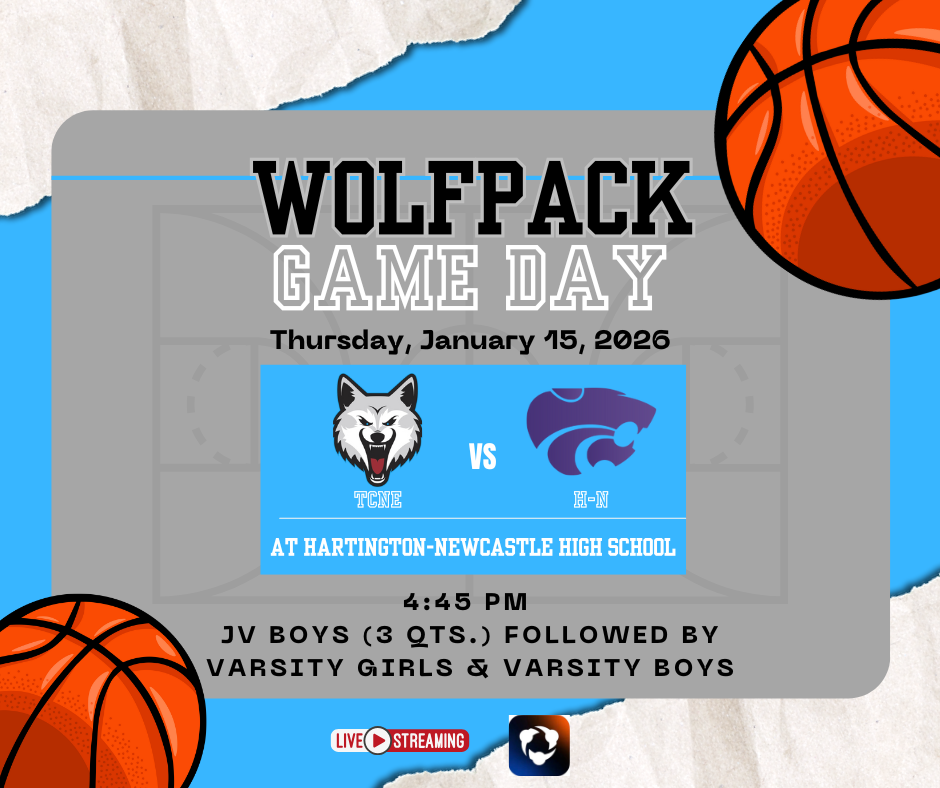 basketball at Hartington 4:45