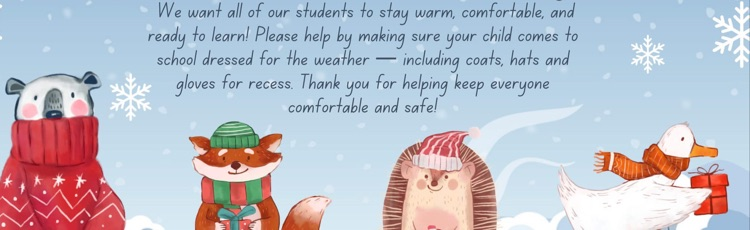 Appropriate cold weather dress