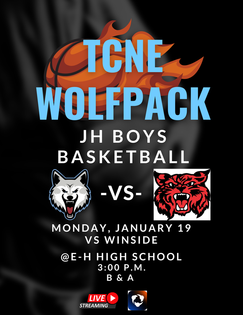 Boys JH bb at E-H vs Winside 3:00 PM