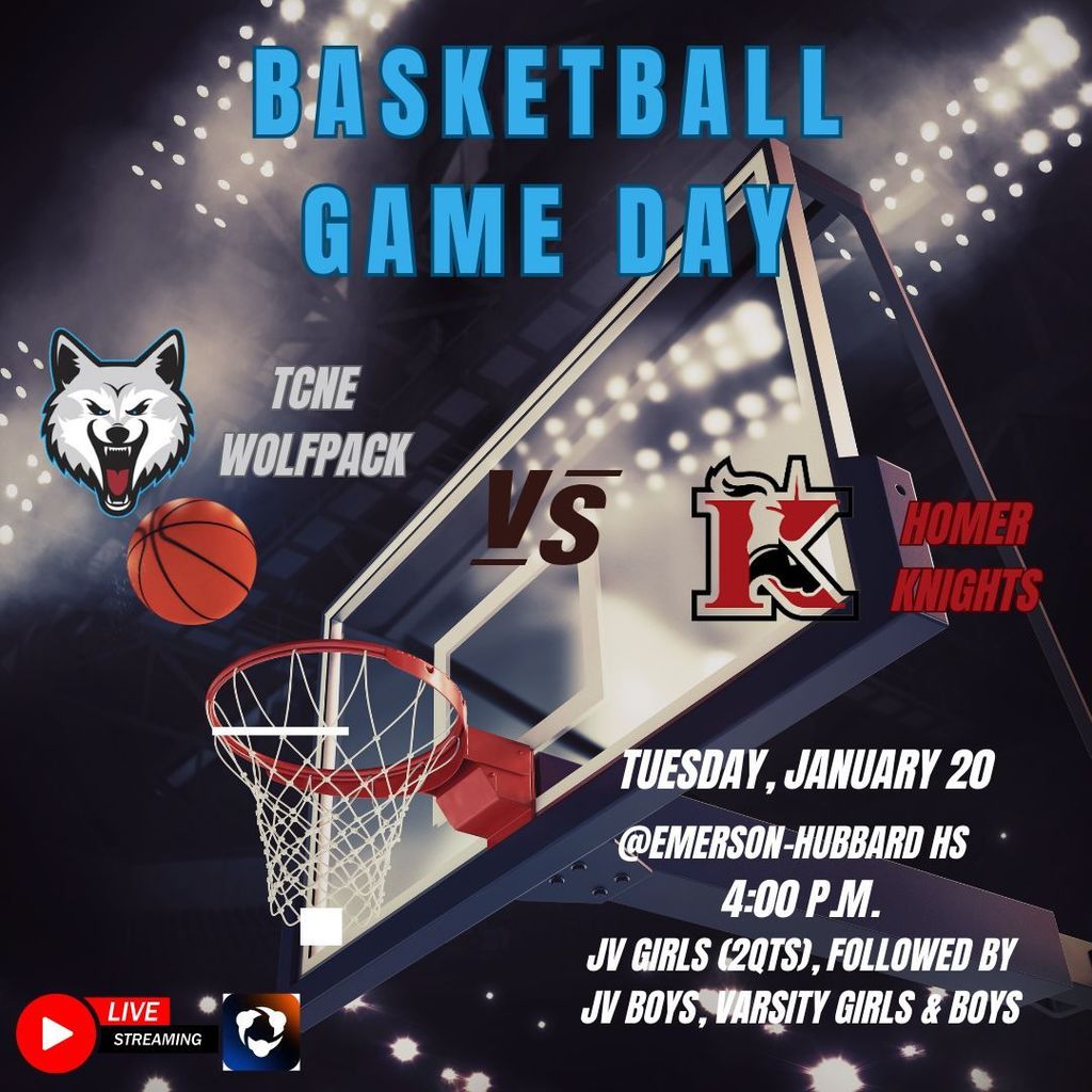 basketball 4PM at Emerson vs Homer