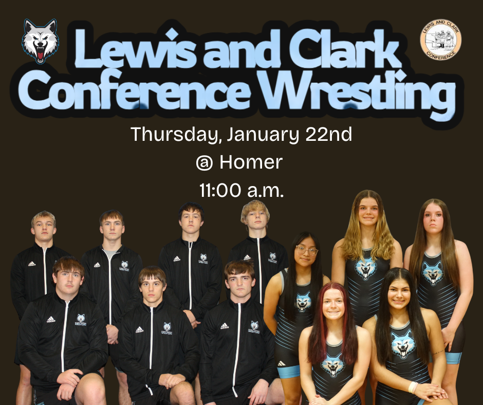 Lewis & Clark Wrestling at homer 11 am