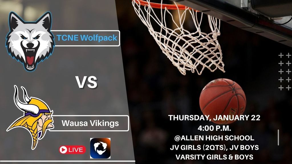 Basketball at Allen 4PM vs Wausa