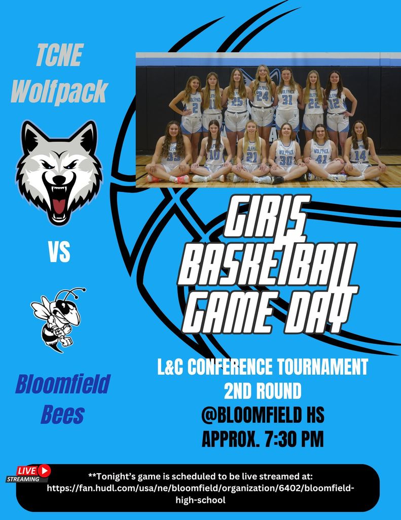 Girls BB at Bloomfield 7:30PM