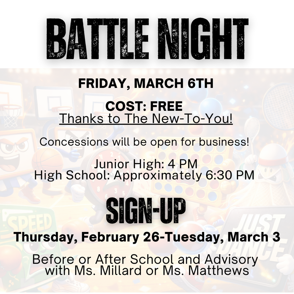 2026 Battle Night Sign-up!