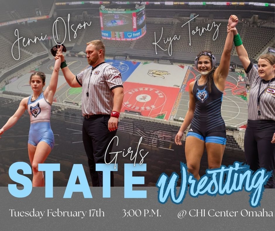 State wrestling girls 3pm today at CHI Omaha