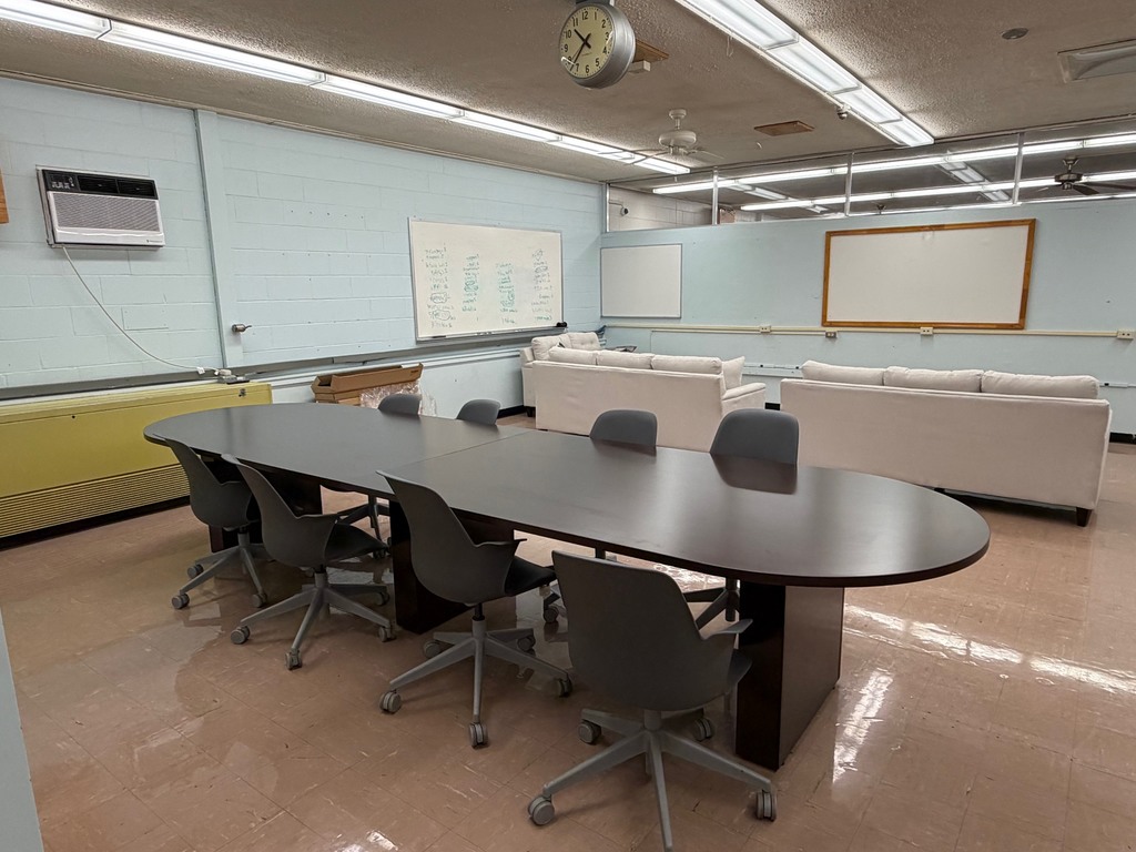 meeting table and chairs