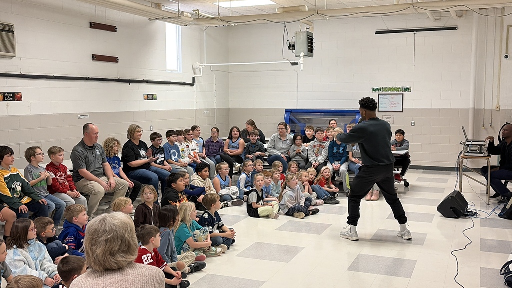 Thank you B Farris for coming to  Emerson-Hubbard Elementary School!