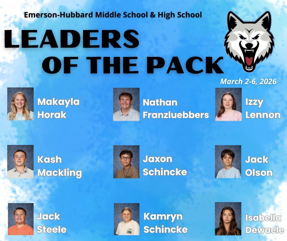 Leaders of the Pack Mar 2-6th 