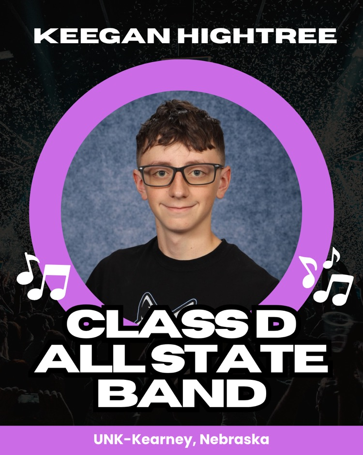 Keegan hightree all state band