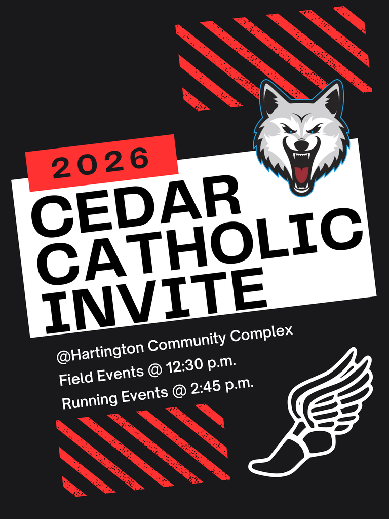 Cedar Catholic Track at 12:30