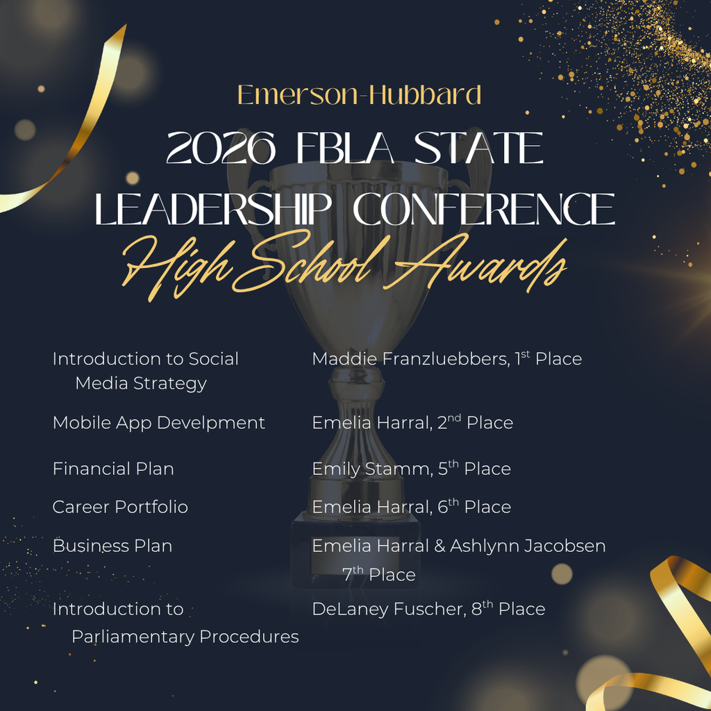 EH FBLA SLC High School Awards