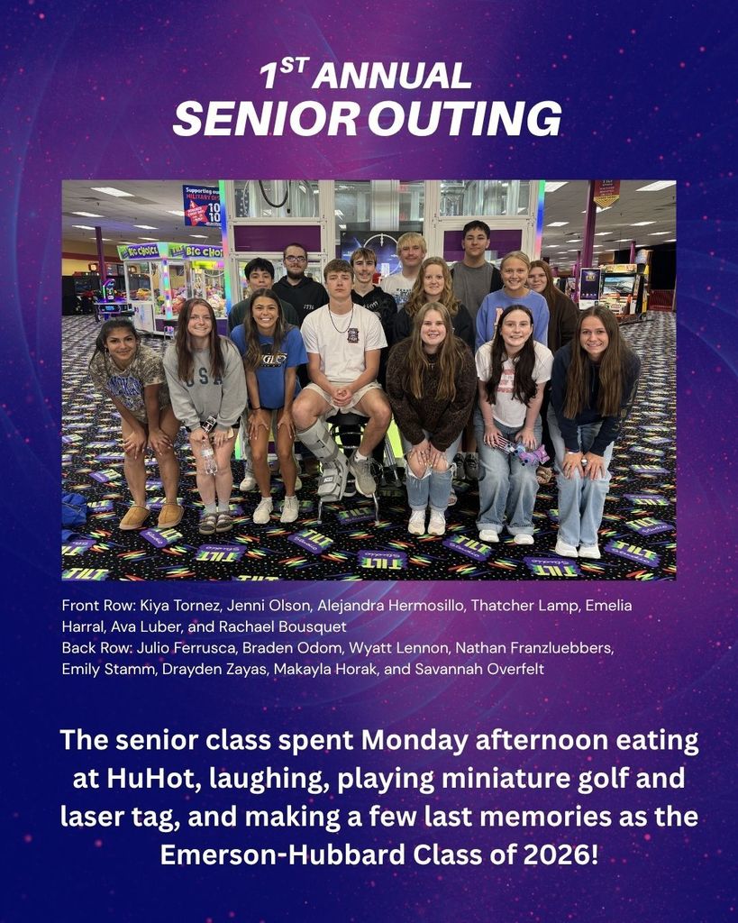 1st Annual Senior outing 