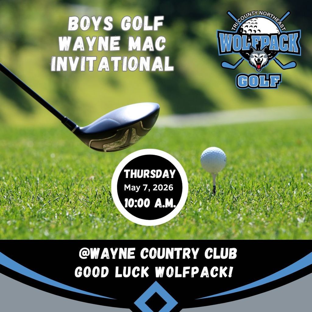 Wayne Mac Golf invite 10 AM