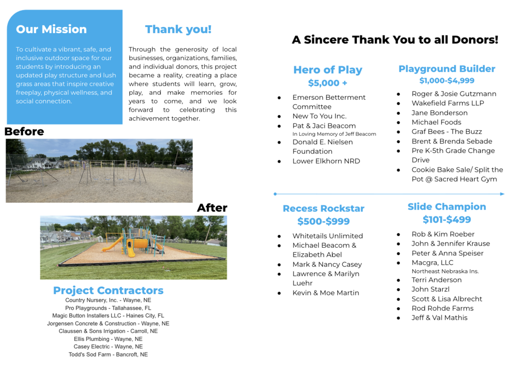 EH Playground Ribbon Cutting Ceremony and National Night Out - August 4, 2026 @ Sacred Heart Gym