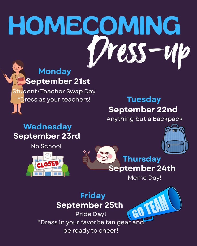 Dress to impress for homecoming week! 