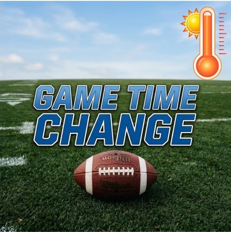 Friday football game time change