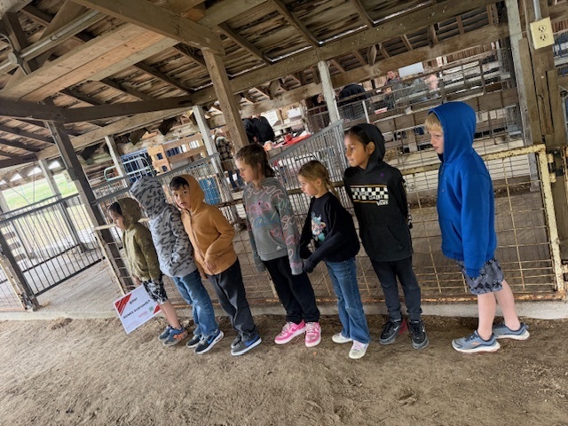 2nd grade students at Ag Day