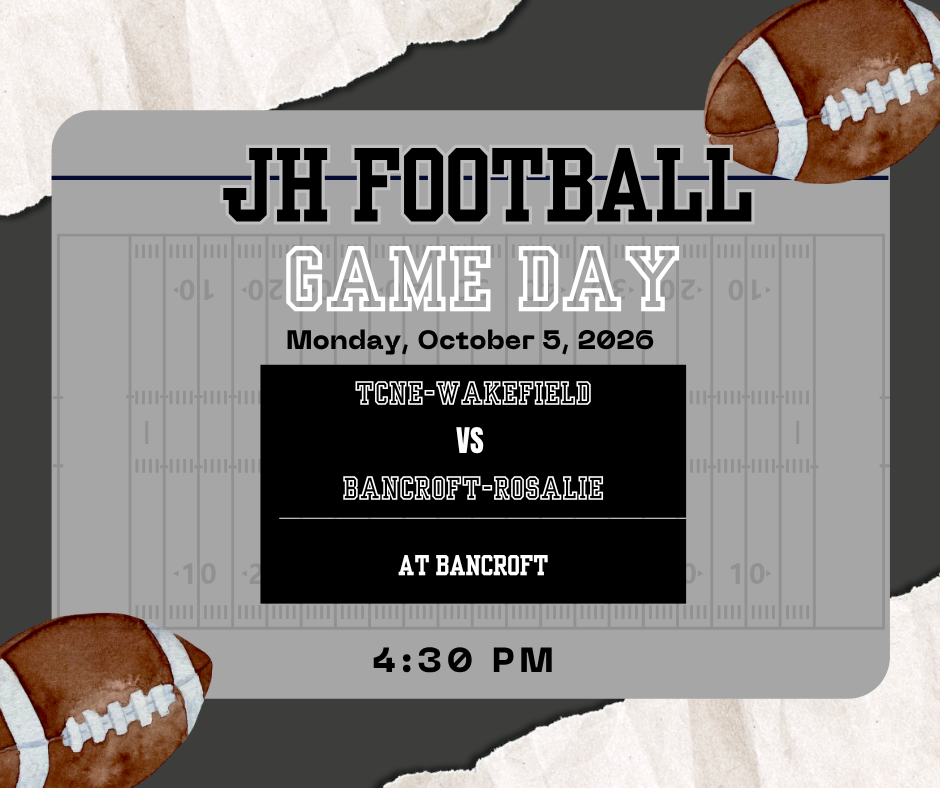 JH FB at Bancroft 4:30 P.M. 
