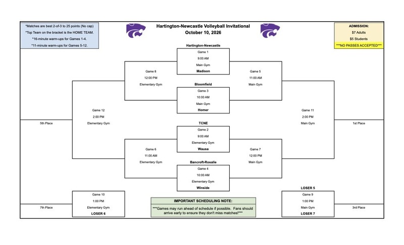 HNS VB tourney bracket