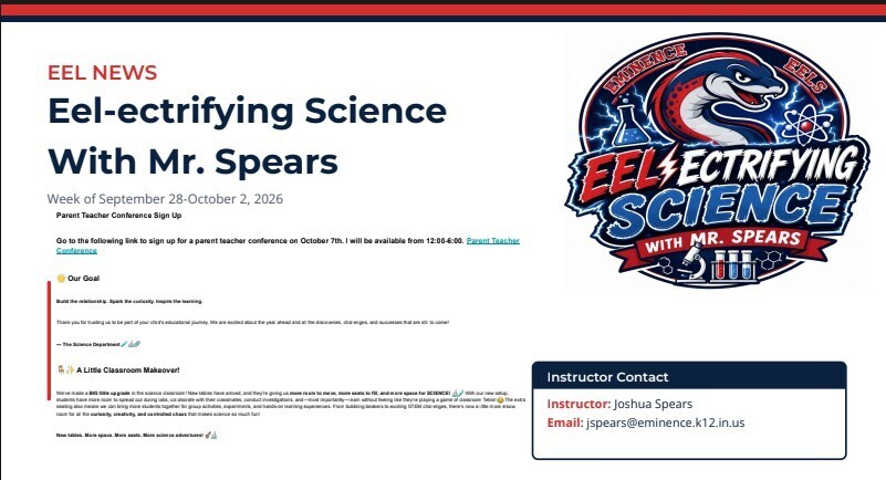 Eel-ectrifying Science with Mr. Spears