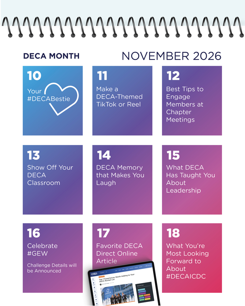 DECA-Month: 10th-18th