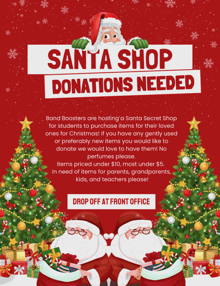 Santa Shop Donations