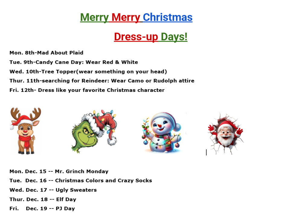 Dress-up Days