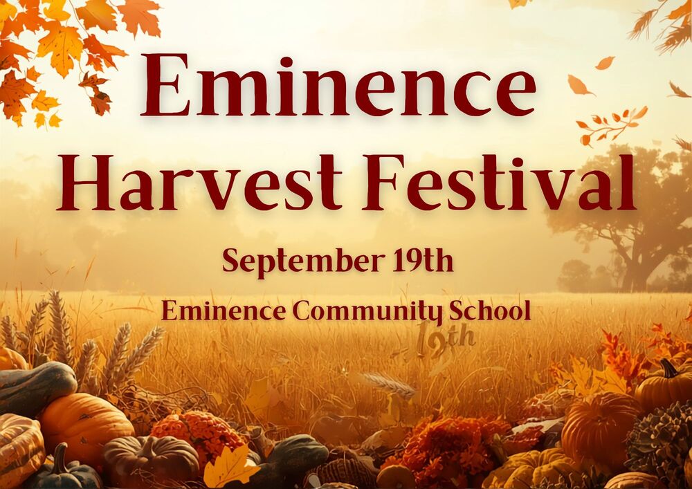 EMINENCE HARVEST FESTIVAL, September 19th