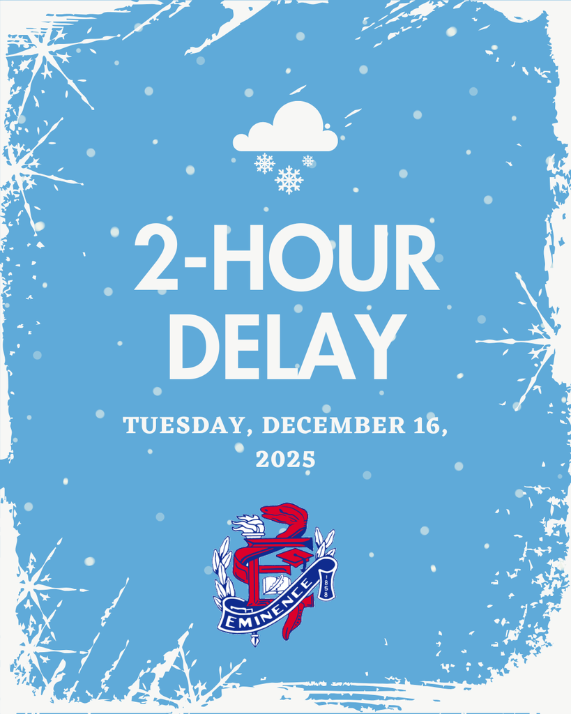 Eminence will be on a 2-hour delay, Tuesday December 16, 2025