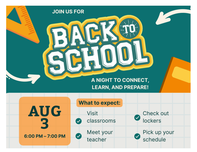 BACK TO SCHOOL NIGHT